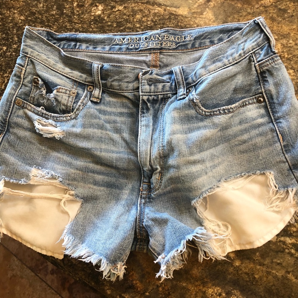 Denim shorts American Eagle